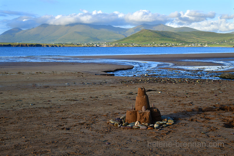 Béal Bán Beach with Sandcastle 1897 Photo