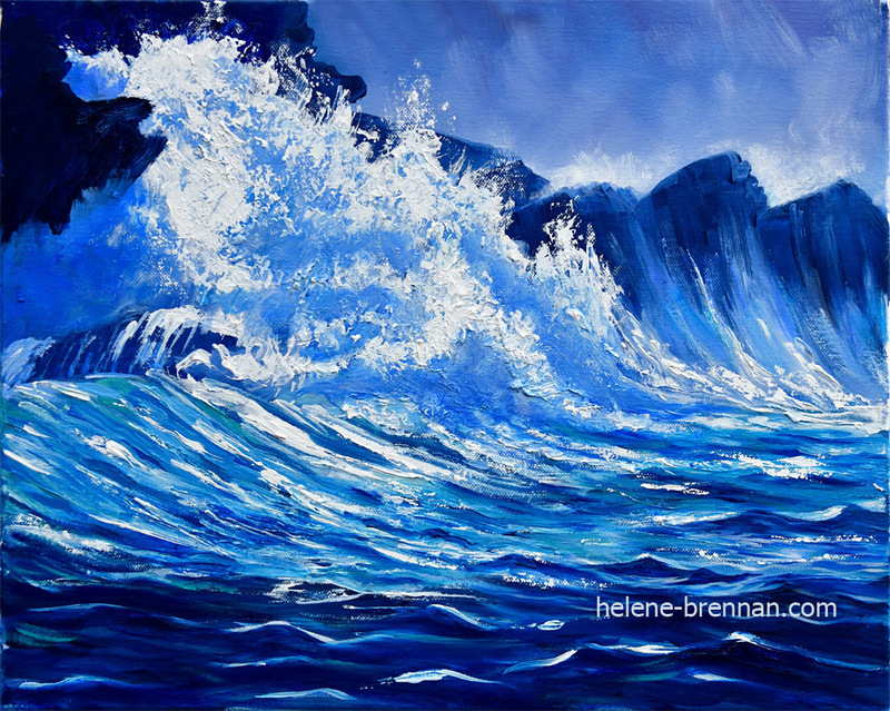 Swoosh Splash Painting: Oil Painting