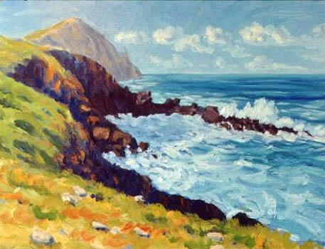 Oil painting of View Beside Brandon Creek, Cuas, Dingle Peninsula Painting: Oil Painting