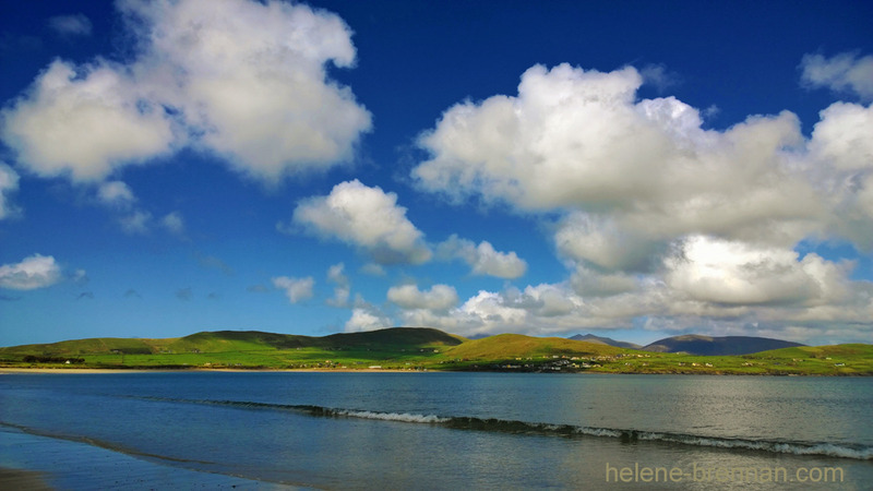 Ventry Beach with white Clouds Photo