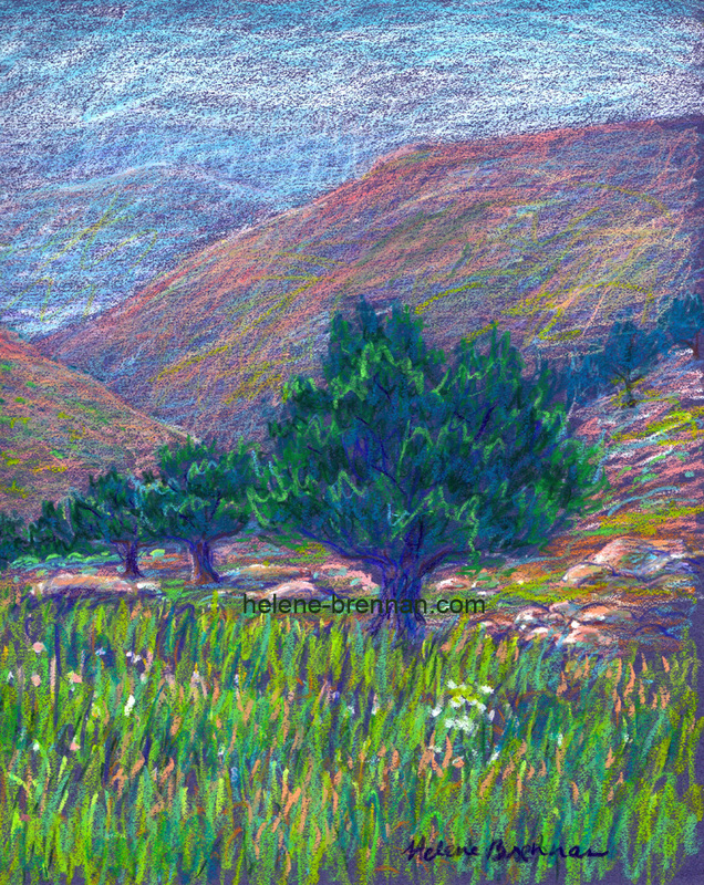 High Atlas Mountains 277 Painting:: Oil Pastel