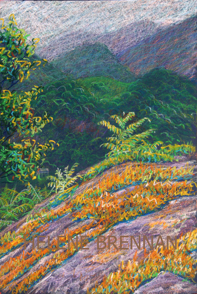Mountain Landscape in Cumbria 4 Oil pastel