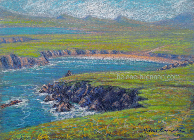Clogher Beach 5022 Painting:: Oil Pastel