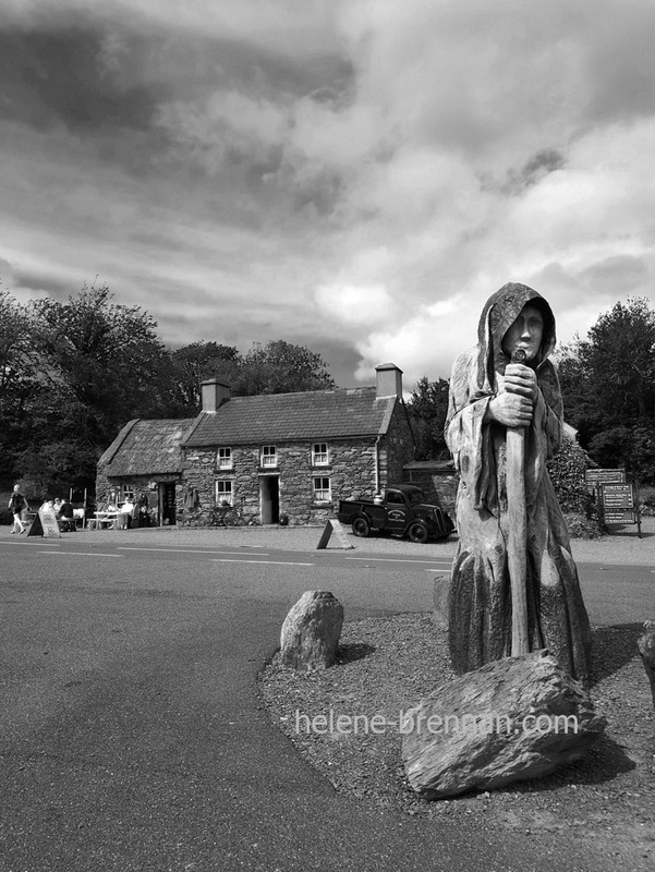 Molly Gallivan's Cottage BW Photo