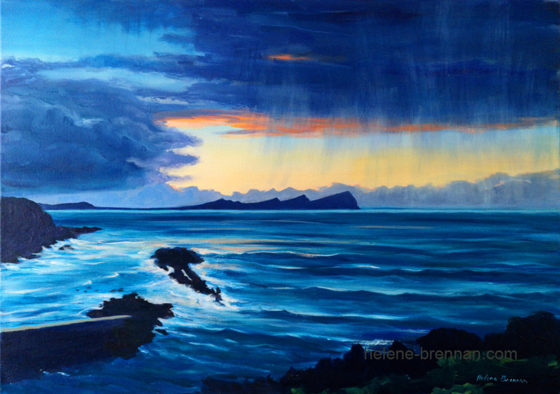 Dooneen, Ballydavid, DIngle Painting: Oil painting on canvas