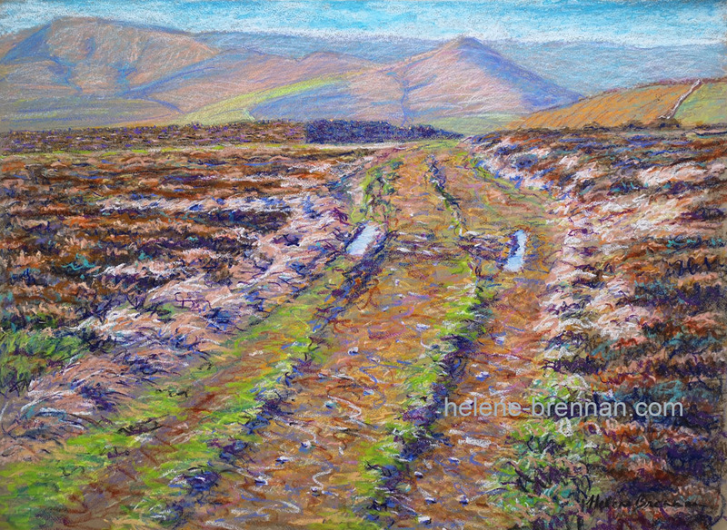 Derbyshire Landscape 2 Painting:: Oil Pastel