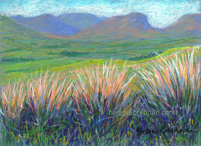 South Kerry Landscape 6 Painting:: Oil Pastel