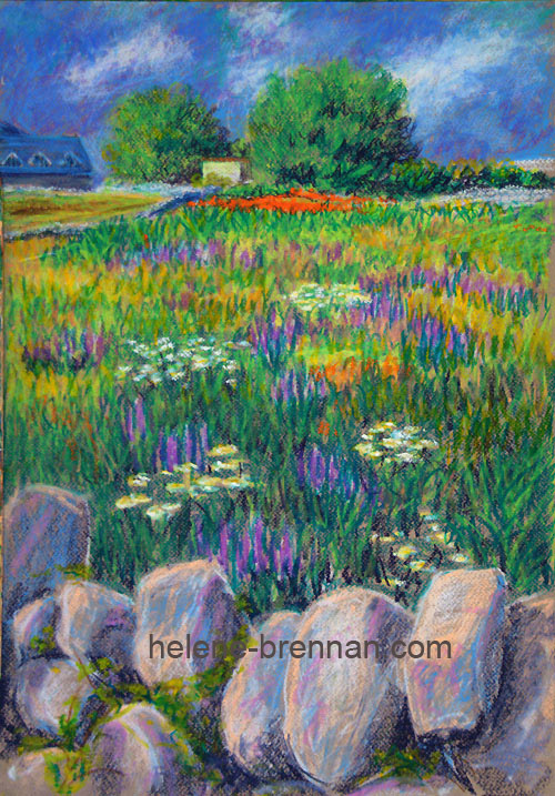 Connemara Colours Painting:: Oil Pastel