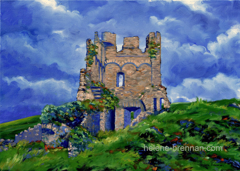 Rathinane Castle 7436 Painting: Oil painting on canvas