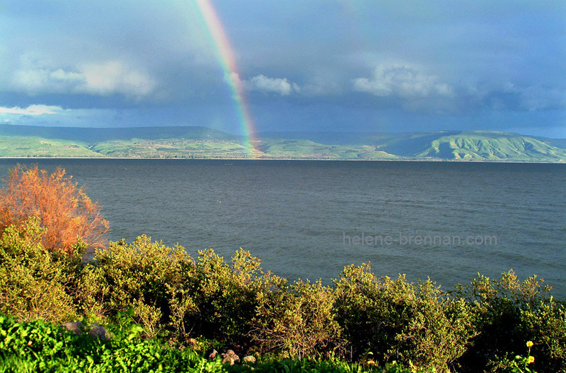 Galilee with Rainbow Photo