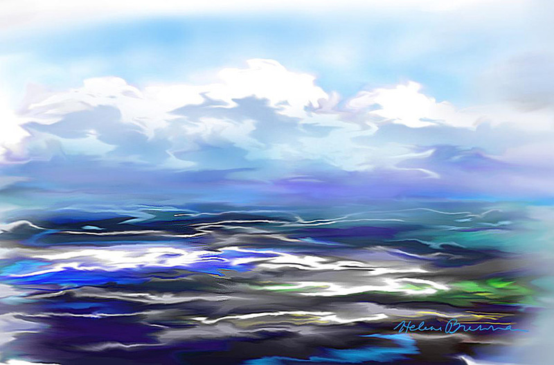 Digital Ocean 1 Limited edition print