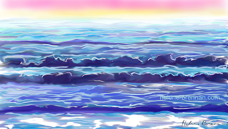 Digital Ocean 3 Limited edition print