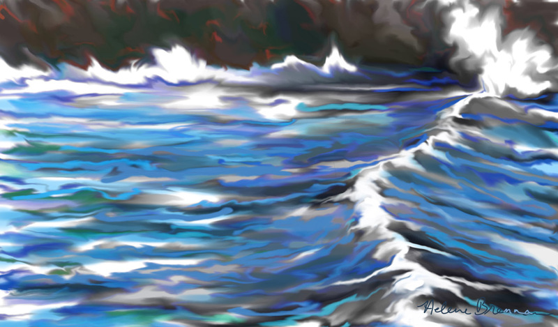 Digital Ocean 6 Limited edition print
