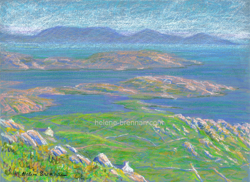 South Kerry Landscape 5 Painting:: Oil Pastel