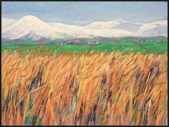 Mount Brandon, December Painting: Oil on board