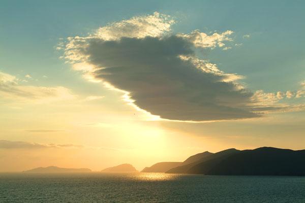 Sunset over The Blasket Islands. Photo