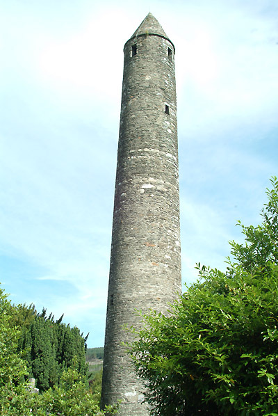 St Kevins Tower Glendalough 019 Photo