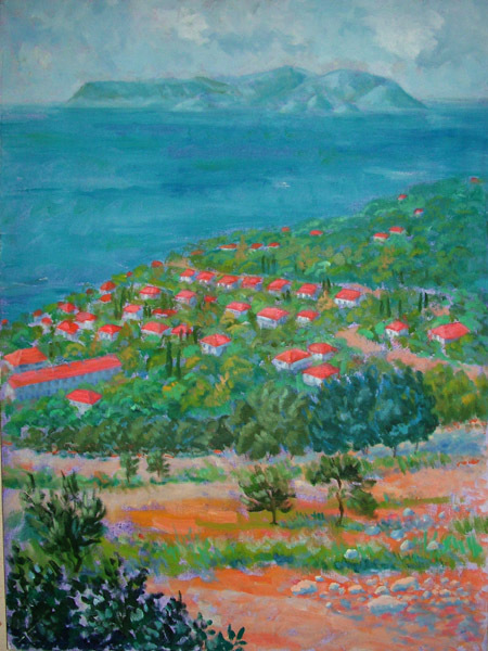 Kas, South Turkey Oil on Canvas
