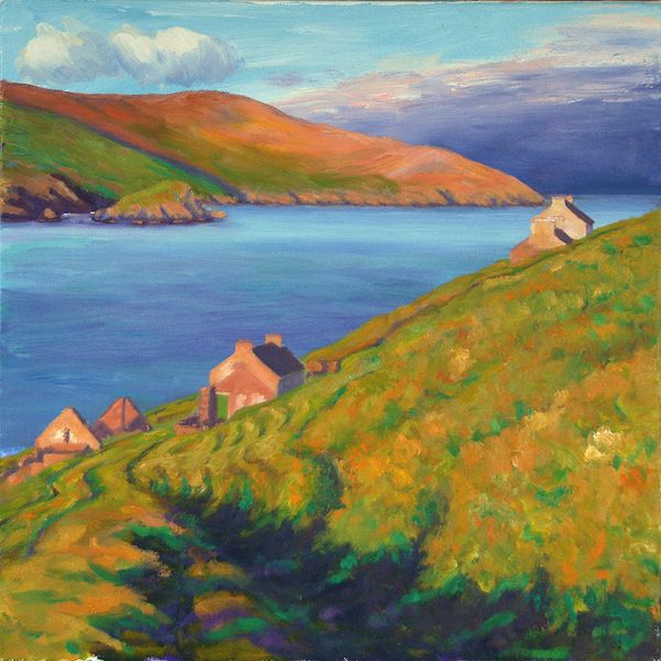 Evening Light on Great Blasket Island Oil on Canvas