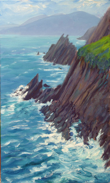 Dun Chaoin Coastline Limited edition print