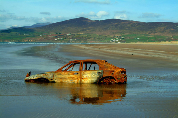 Marooned on Inch Beach Photo