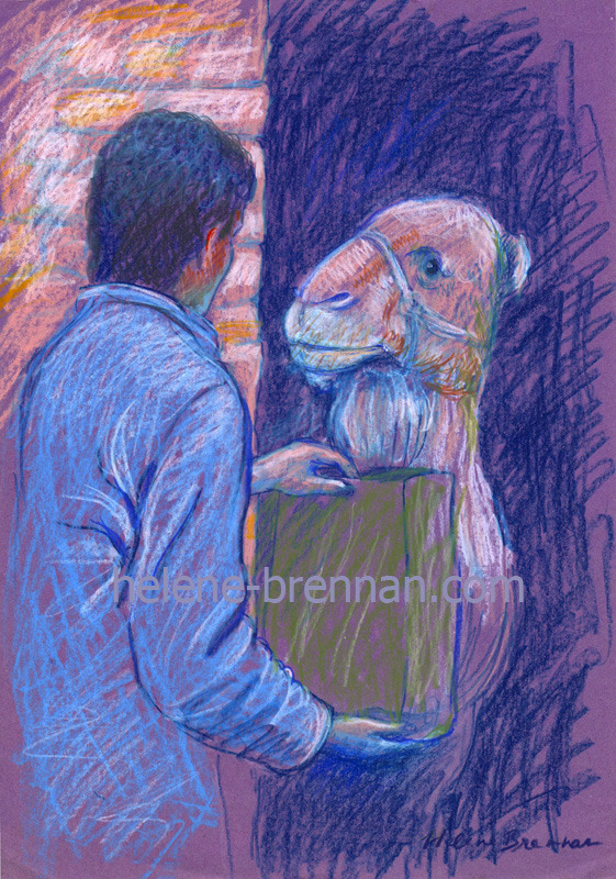 Man Feeding the Camel Limited edition giclee print (30)