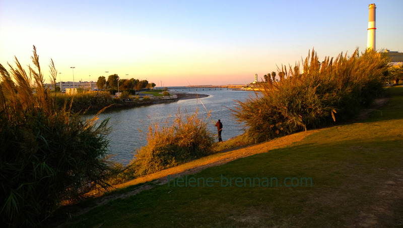 Fishing by the Yarkon River 1344 Photo