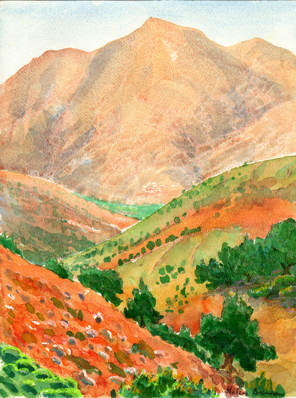 High Atlas 3 Watercolour