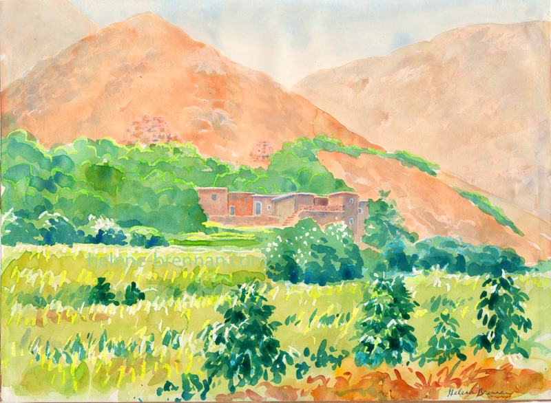 Berber Homes High Atlas Mountains Limited edition print