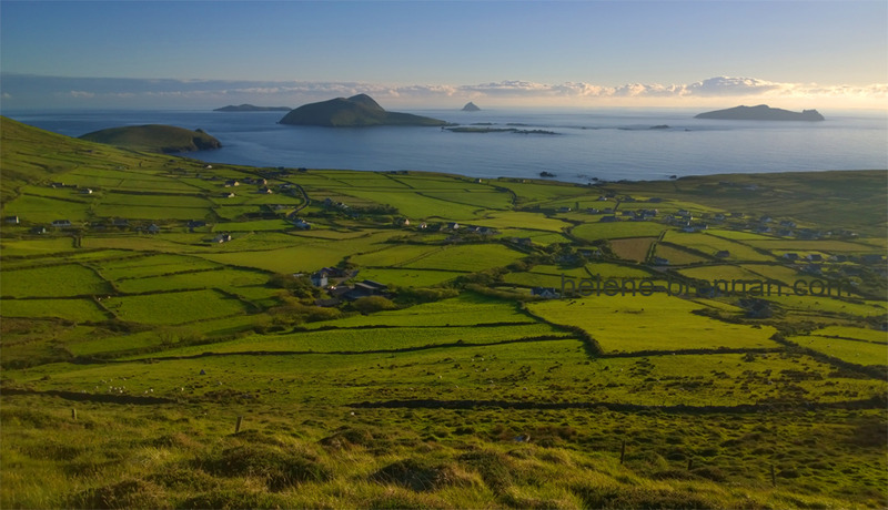 Blasket Islands from Mount Eagle 3432 Photo