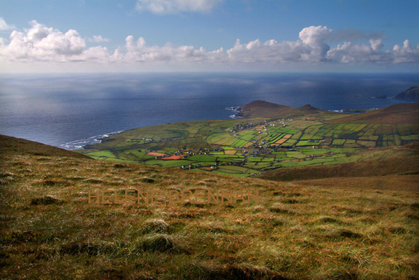 Fields of Dunquin from Mount Eagle Photo