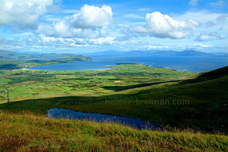 Dingle Bay, Ventry and The Iveragh Peninsula from Mount Eagle Photo