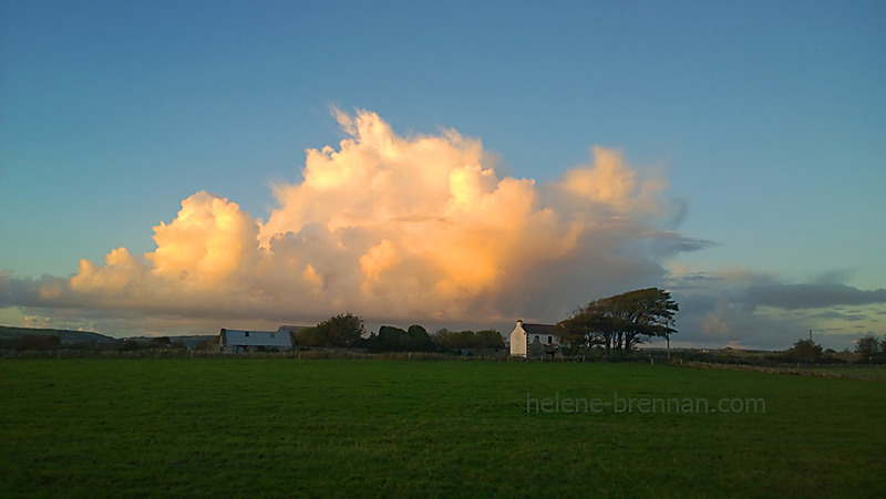 Tralee Farmhouse and Pink Cloud 3959 Photo
