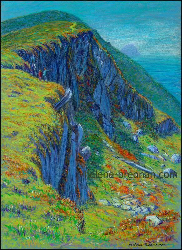 On Great Blasket Viewing Tiaracht Limited edition print #10