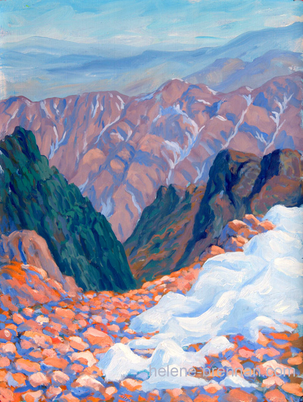 High Atlas Mountain Scape 612 Painting: Oil Painting