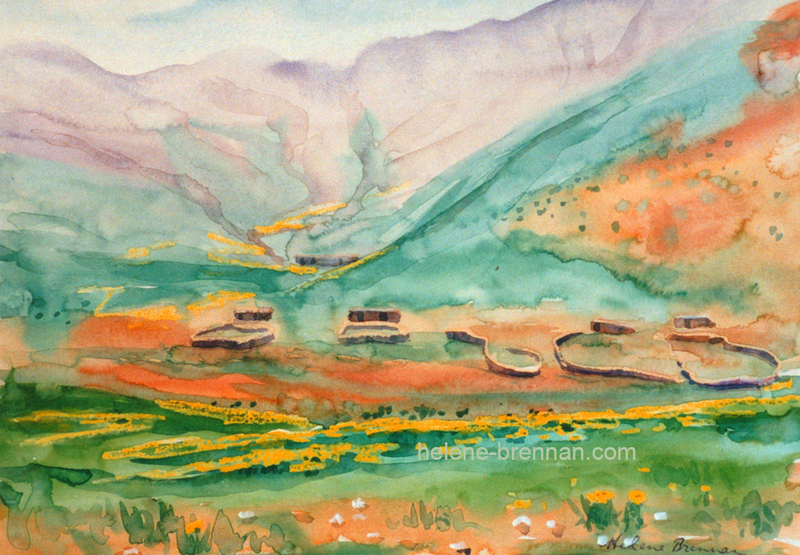 High Atlas Animal Pens Watercolour