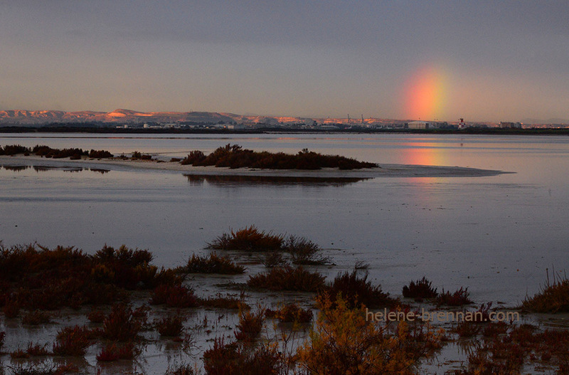 Salt Lake with Rainbow 8044 Photo