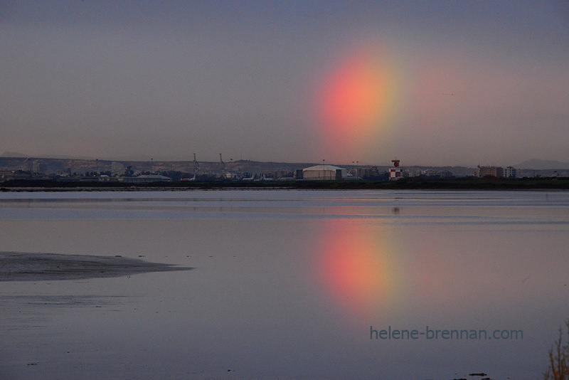 Salt Lake with Rainbow 8049 Photo