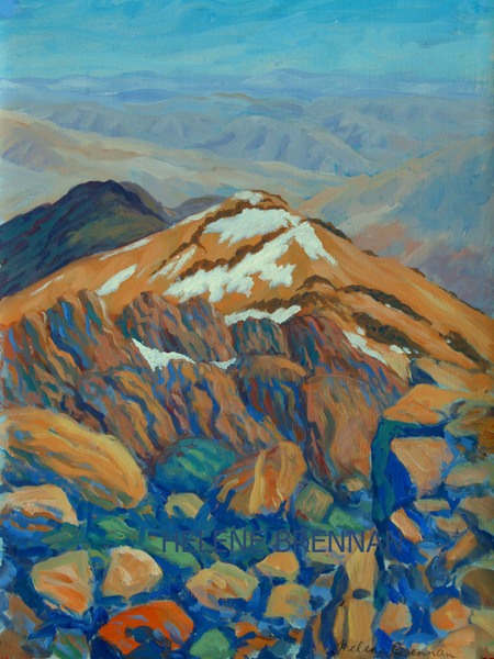 A view from the Summit of Mount Toubkal Painting: Oil Painting