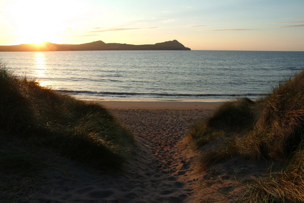 Sunset over The Three Sisters Photo