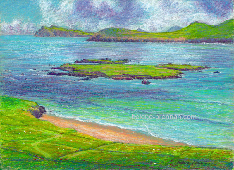 Beginish Island from Great Blasket Island Limited edition print #10