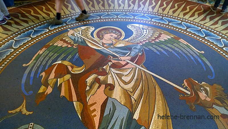 Floor mosaic the old Kaiser Wilhelm Memorial Church Photo