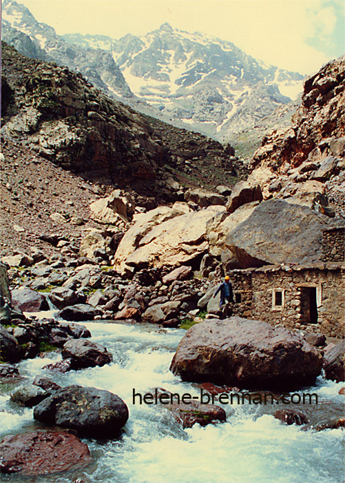 River on Mount Toubkal Photo