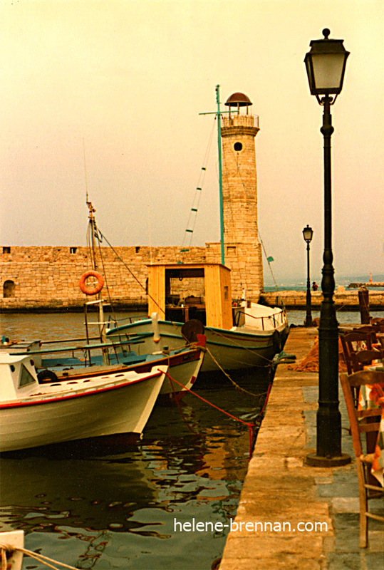 Rethymnon Lighthouse and harbour 4 Scanned photo print
