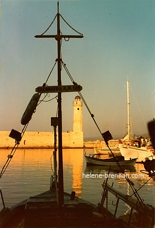 Rethymnon Lighthouse and harbour 5 Scanned photo print