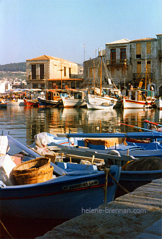 Rethymnon Harbour Scanned photo print