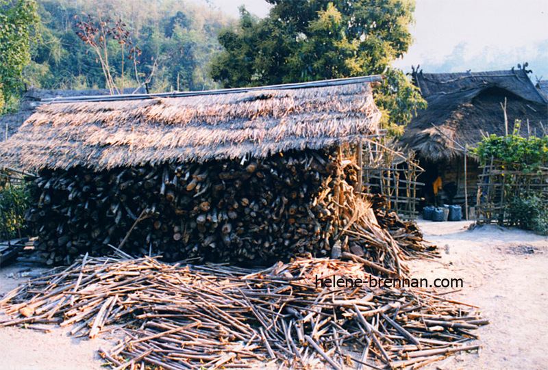 Hill Tribe Houses, Northern Thailand 19 Photo
