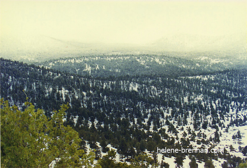 Snowy Mountains Scanned photo print