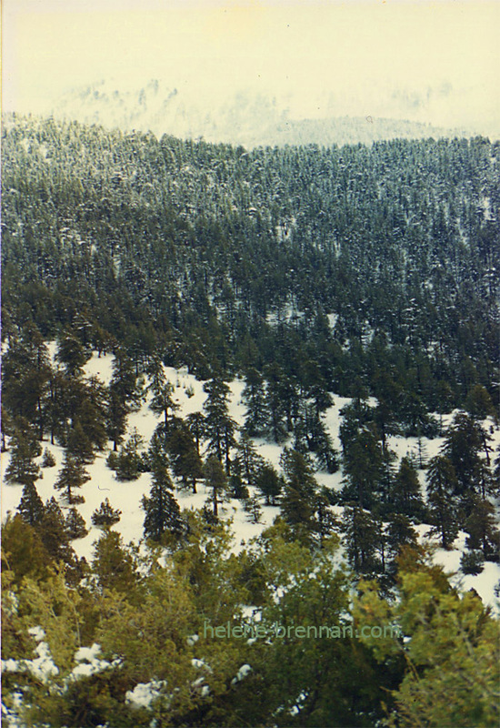 Snowy Mountains 5 Scanned photo print