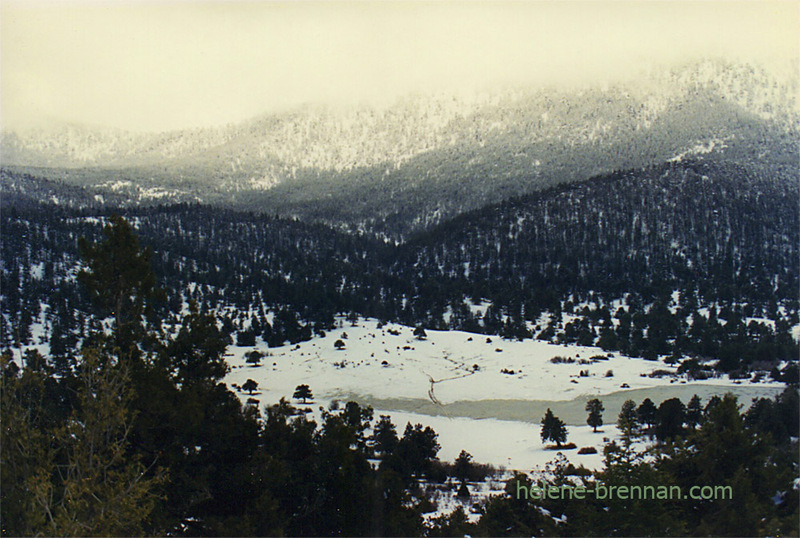 Snowy Mountains 4 Scanned photo print